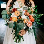 Bronze Barn Wedding Bride Bouquet